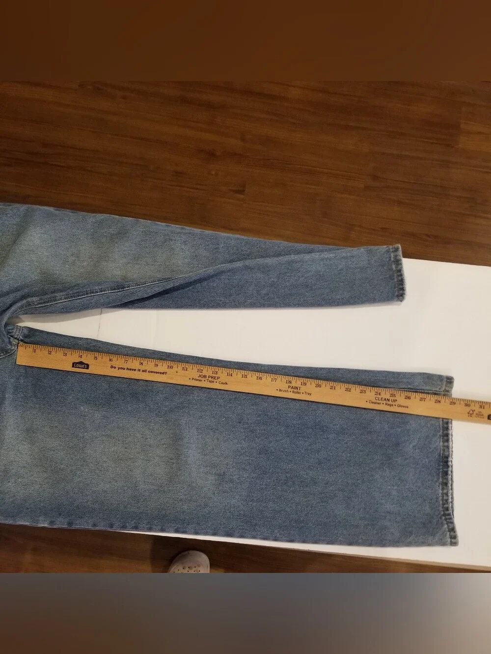Altar'd State Wide Leg High Rise Jeans Women’s 30 Light Wash Blue Distressed